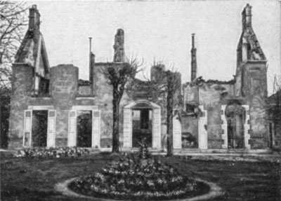 Ruines de la maison d'Albéric Magnard à Baron